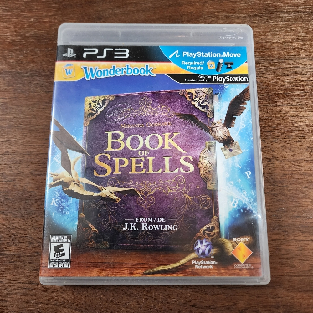 Sony Playstation 3 Miranda Goshawk Book Of Spells J.K Rowling Not For Resale PS3